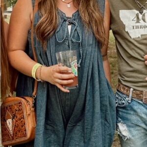 Women's Blue denim jumper